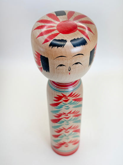K25098 - Traditional Zao Kokeshi by Hiroshi Mito 水戸寛