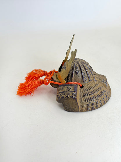 FT431 - Folk Craft of cast iron kabuto ornament 兜飾
