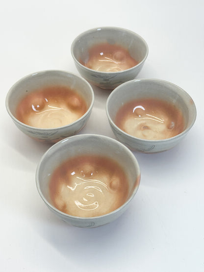 TB422 - Tea Cup Set of Hagi-yaki 萩焼