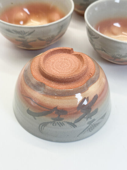 TB422 - Tea Cup Set of Hagi-yaki 萩焼