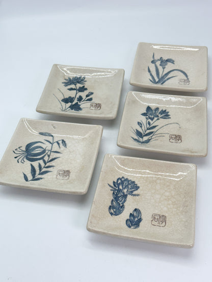 TB421 - Banko-yaki Plate Set 萬古焼