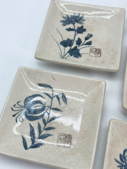 TB421 - Banko-yaki Plate Set 萬古焼