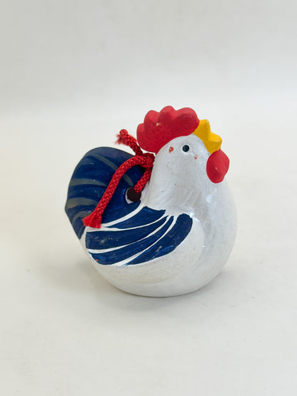 CB337 - Rooster Kyō Ningyō Dorei Clay Bell 京人形