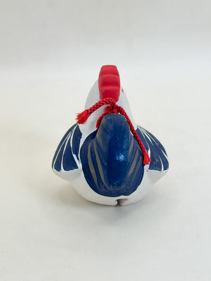 CB337 - Rooster Kyō Ningyō Dorei Clay Bell 京人形