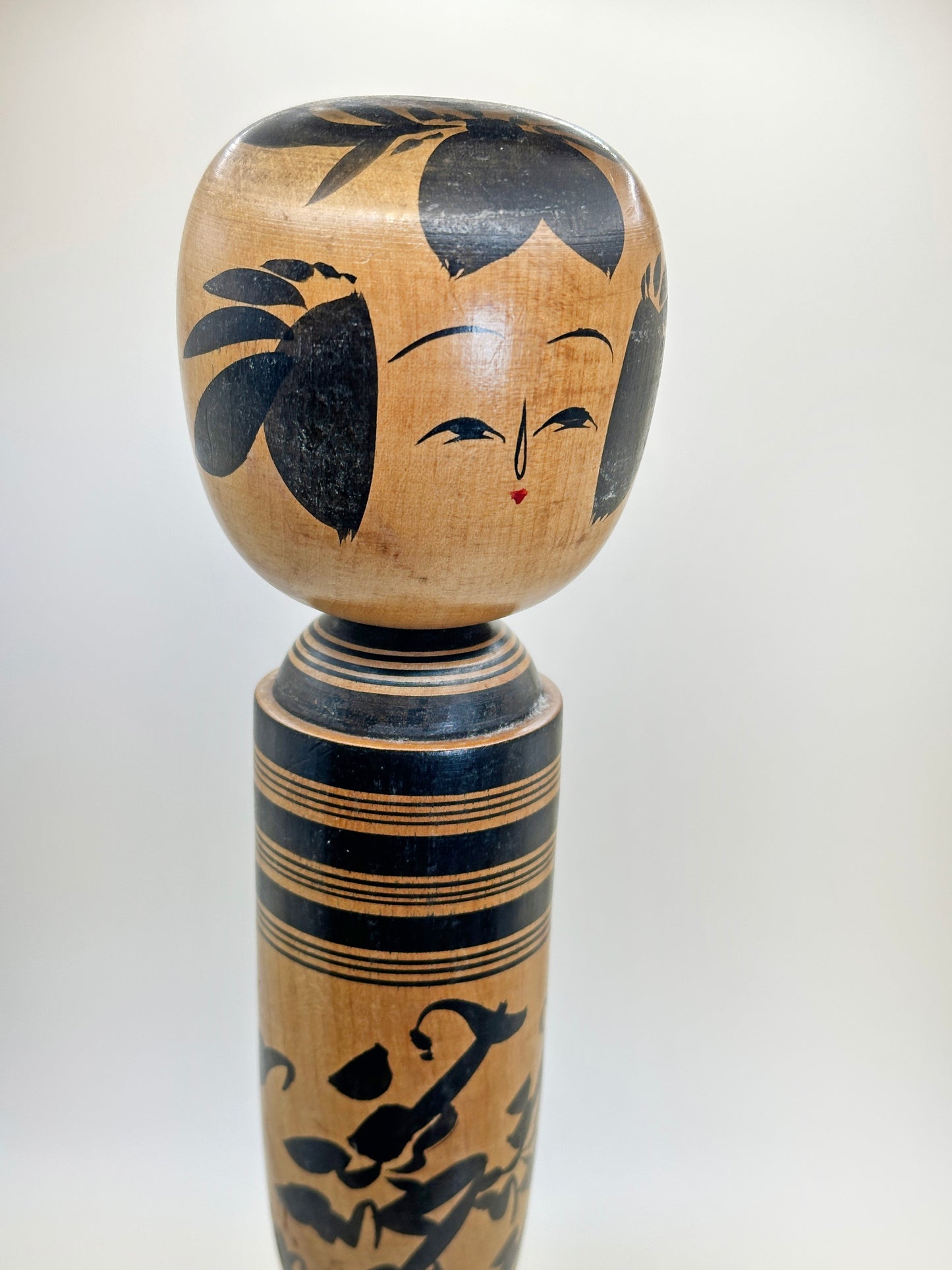 K30022 - Traditional Sakunami Kokeshi Kenjiro Hiraga 平賀謙次郎