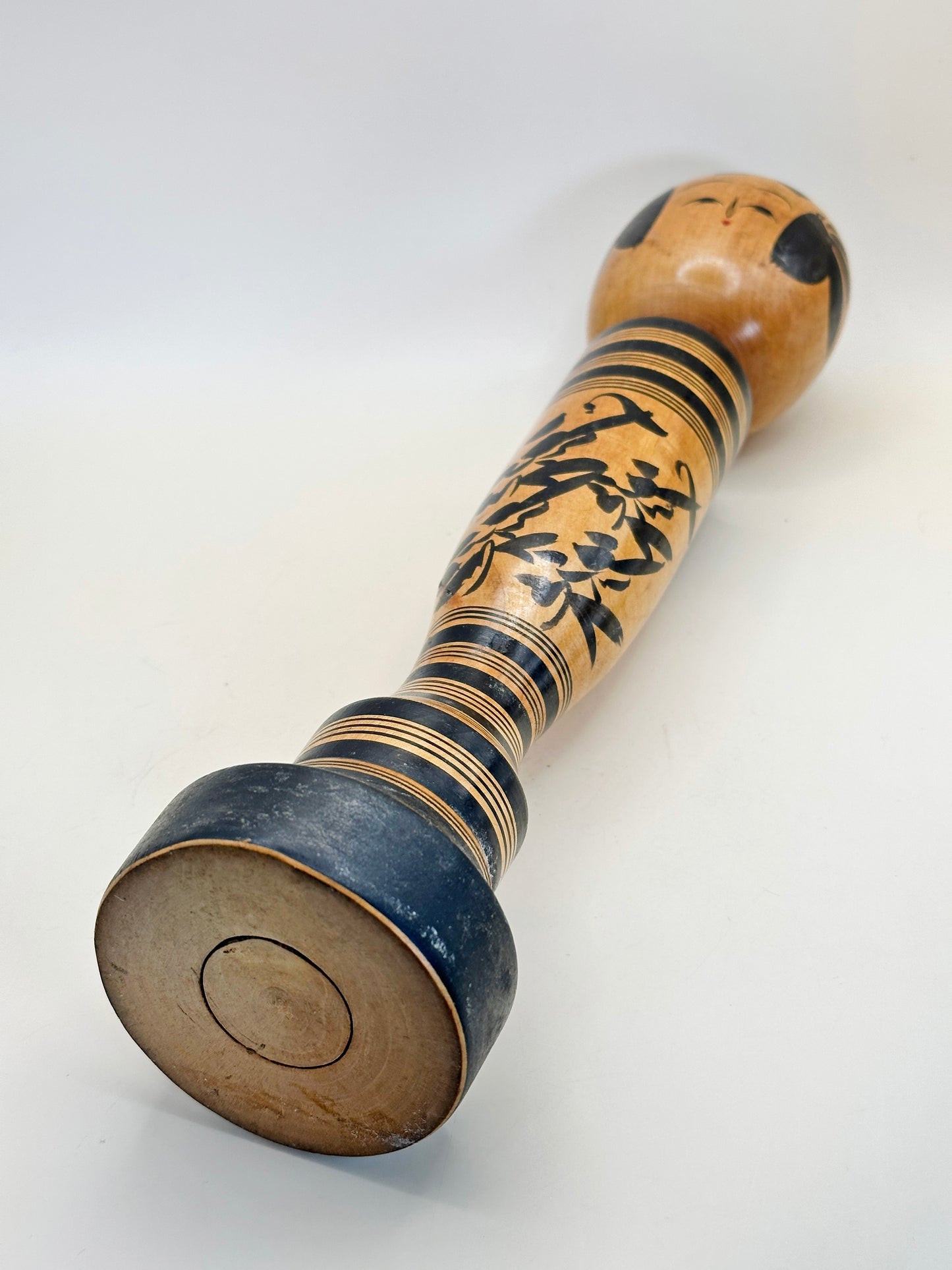 K30022 - Traditional Sakunami Kokeshi Kenjiro Hiraga 平賀謙次郎