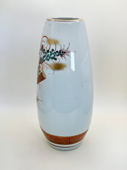 TB151 - Vase en porcelaine Kutani-yaki 九谷焼