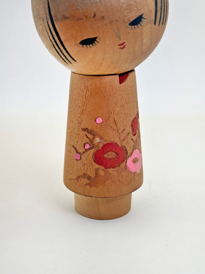 K15111 - Poupée kokeshi Sosaku du printemps 春待ち