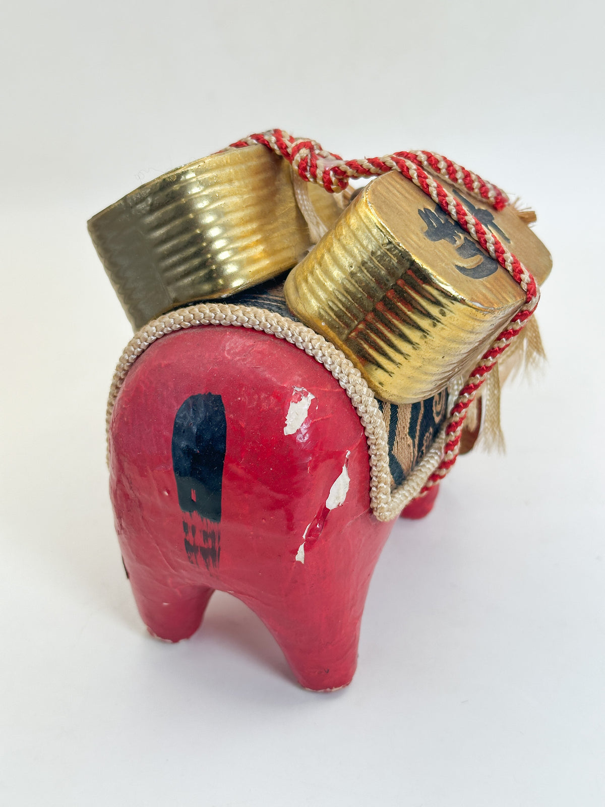 FT582 - Hariko Akabeko – Red Cow Paper Mache 赤べこ