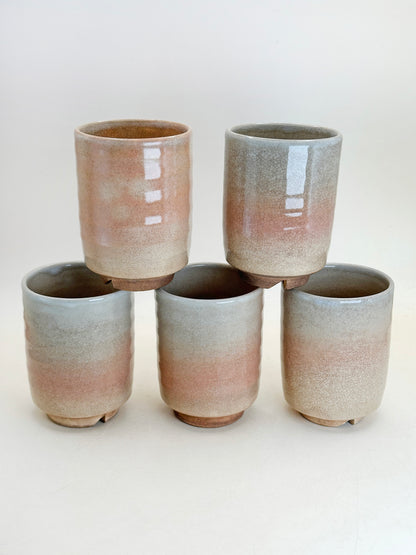 TB270 - Hagi-yaki Tea Cup set by Tenpōzan 萩焼