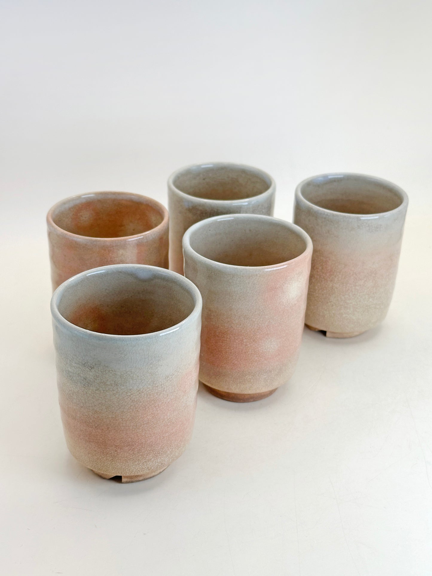 TB270 - Hagi-yaki Tea Cup set by Tenpōzan 萩焼