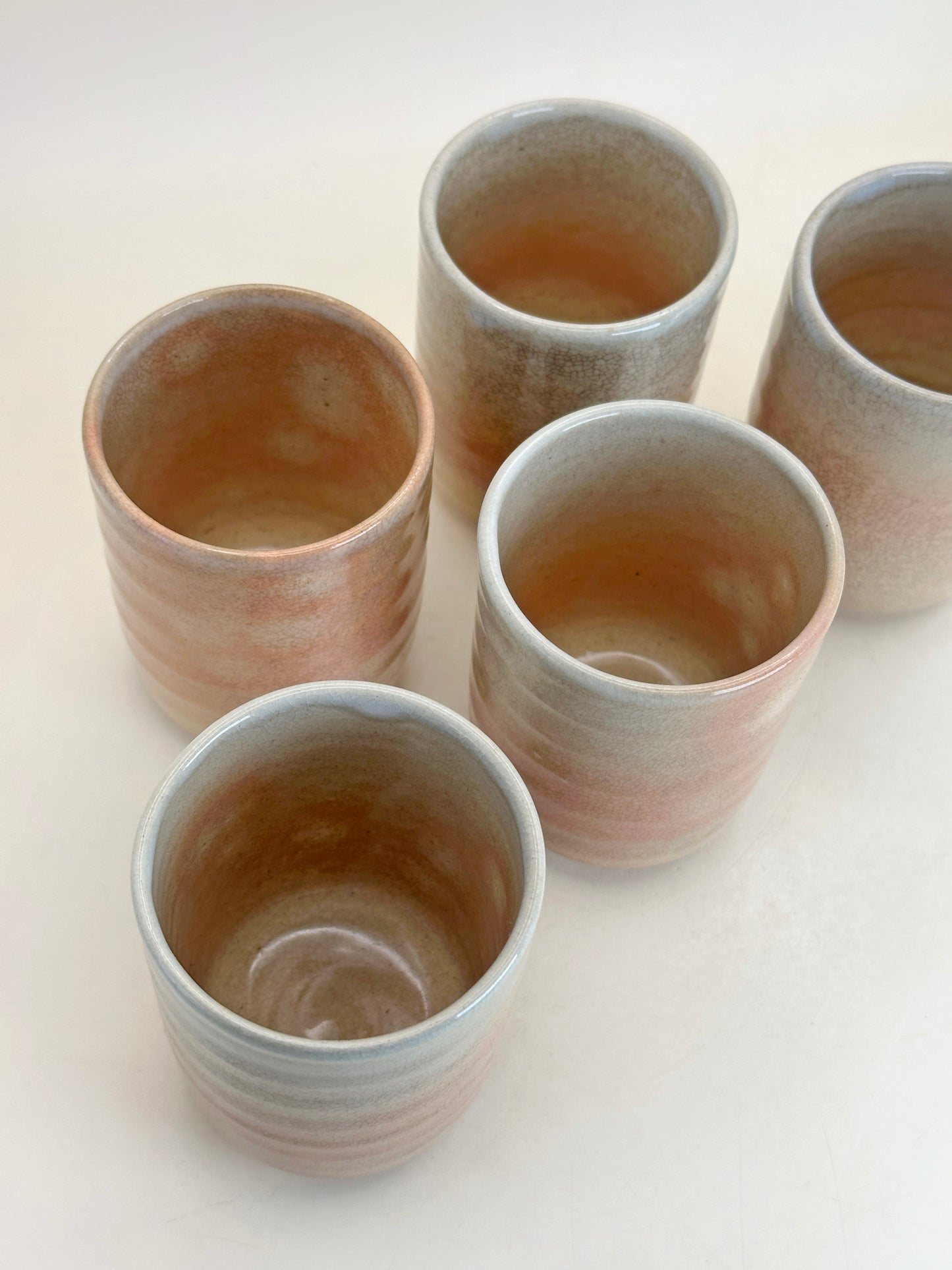 TB270 - Hagi-yaki Tea Cup set by Tenpōzan 萩焼