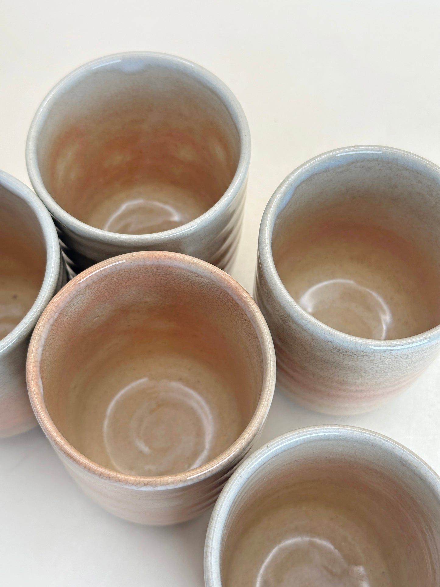 TB270 - Hagi-yaki Tea Cup set by Tenpōzan 萩焼