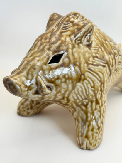 FT301 - Figurine en céramique Kiseto représentant un sanglier