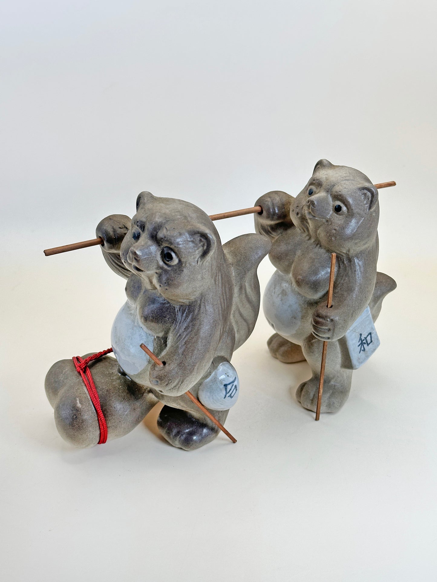 FT302 - Ensemble de figurines Shigaraki-yaki Tanuki 夫婦和合