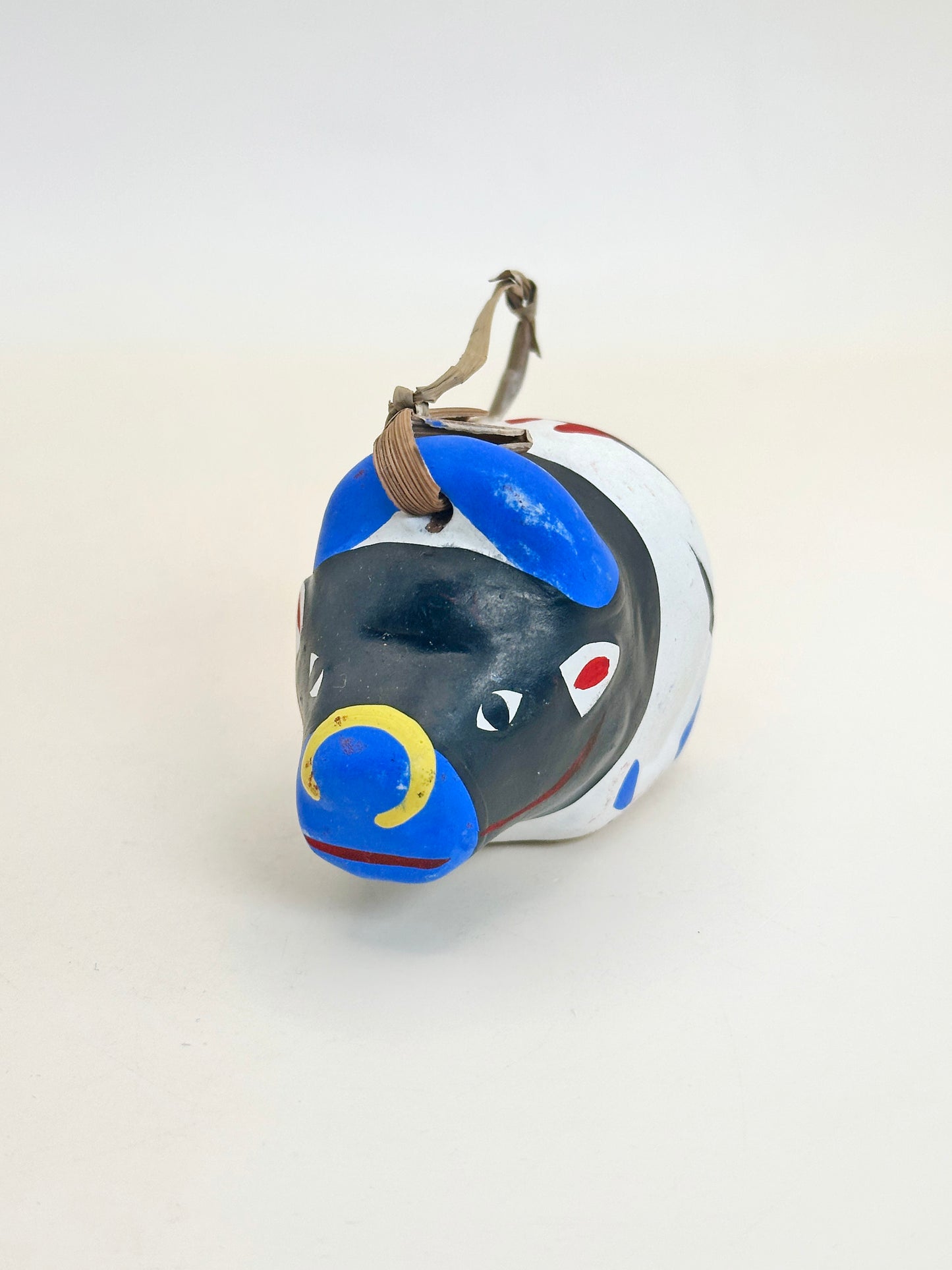 CB147 - Clochette en argile de vache Dorei de Nogomi Ningyō のごみ人形