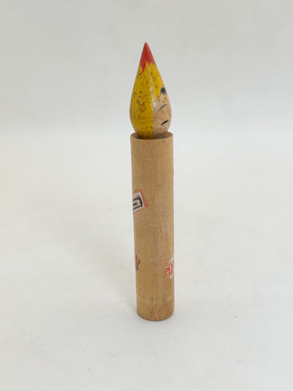 K10267 - Folk craft Candle Kokeshi 火の用心
