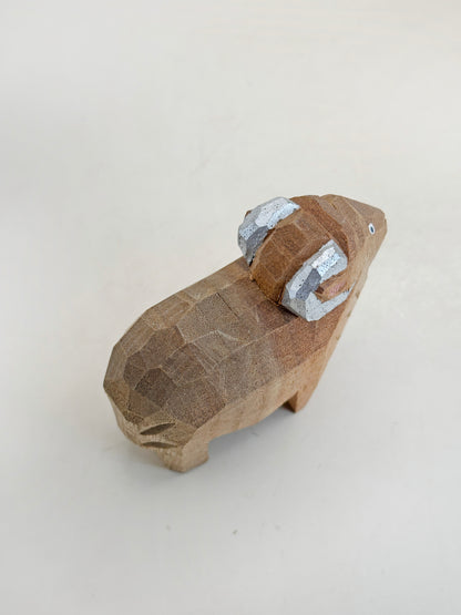 FT435 - Figurine de sculpture sur bois de Kasuga Taisha 春日大社