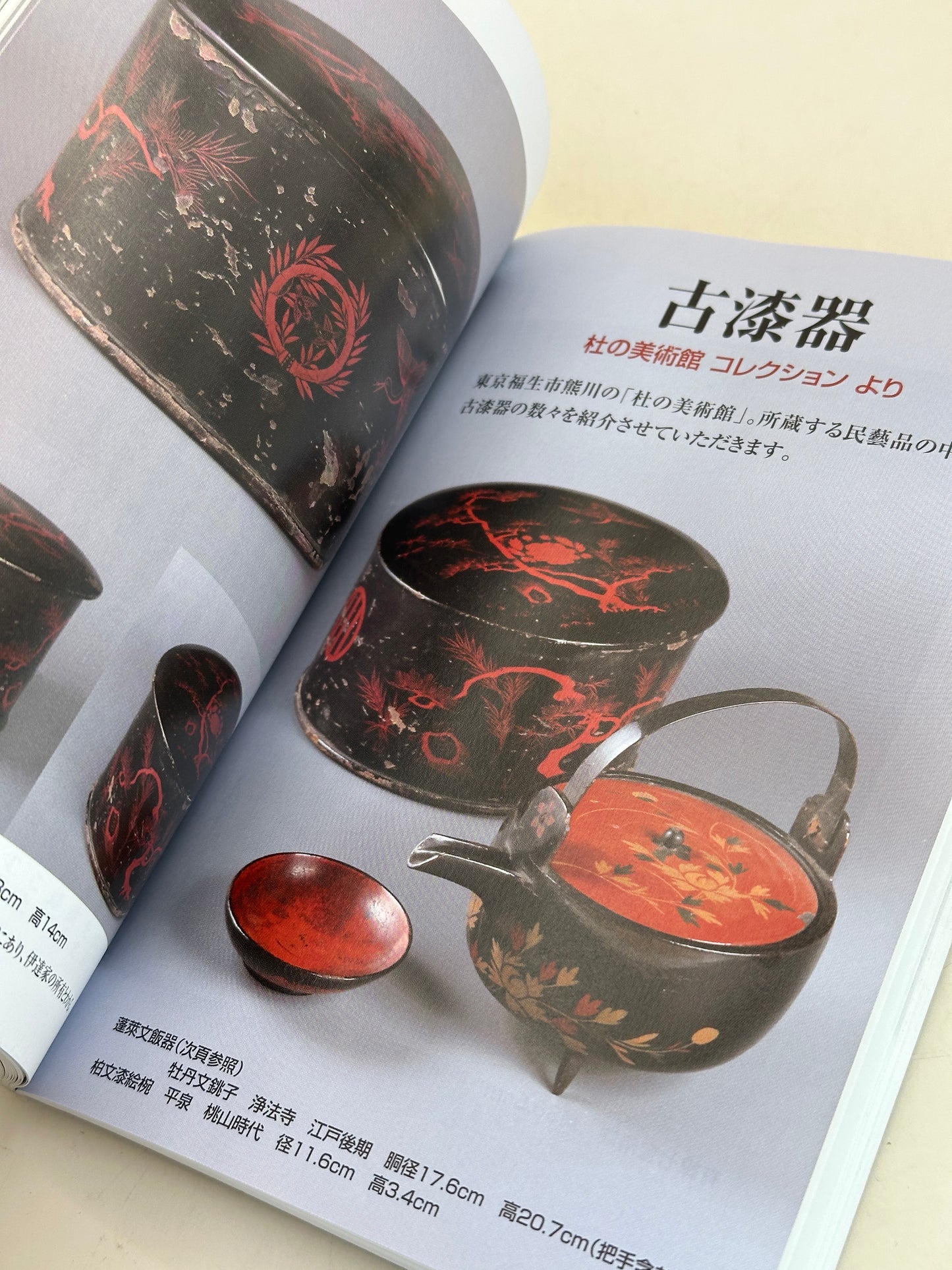 BK11 - Japon Ancien Livre laque 古漆器