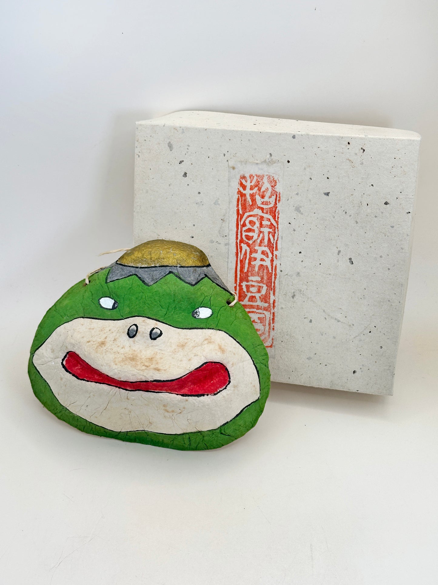 FT306 - Masque Kappa en Papier Mâché Izu 伊豆張子