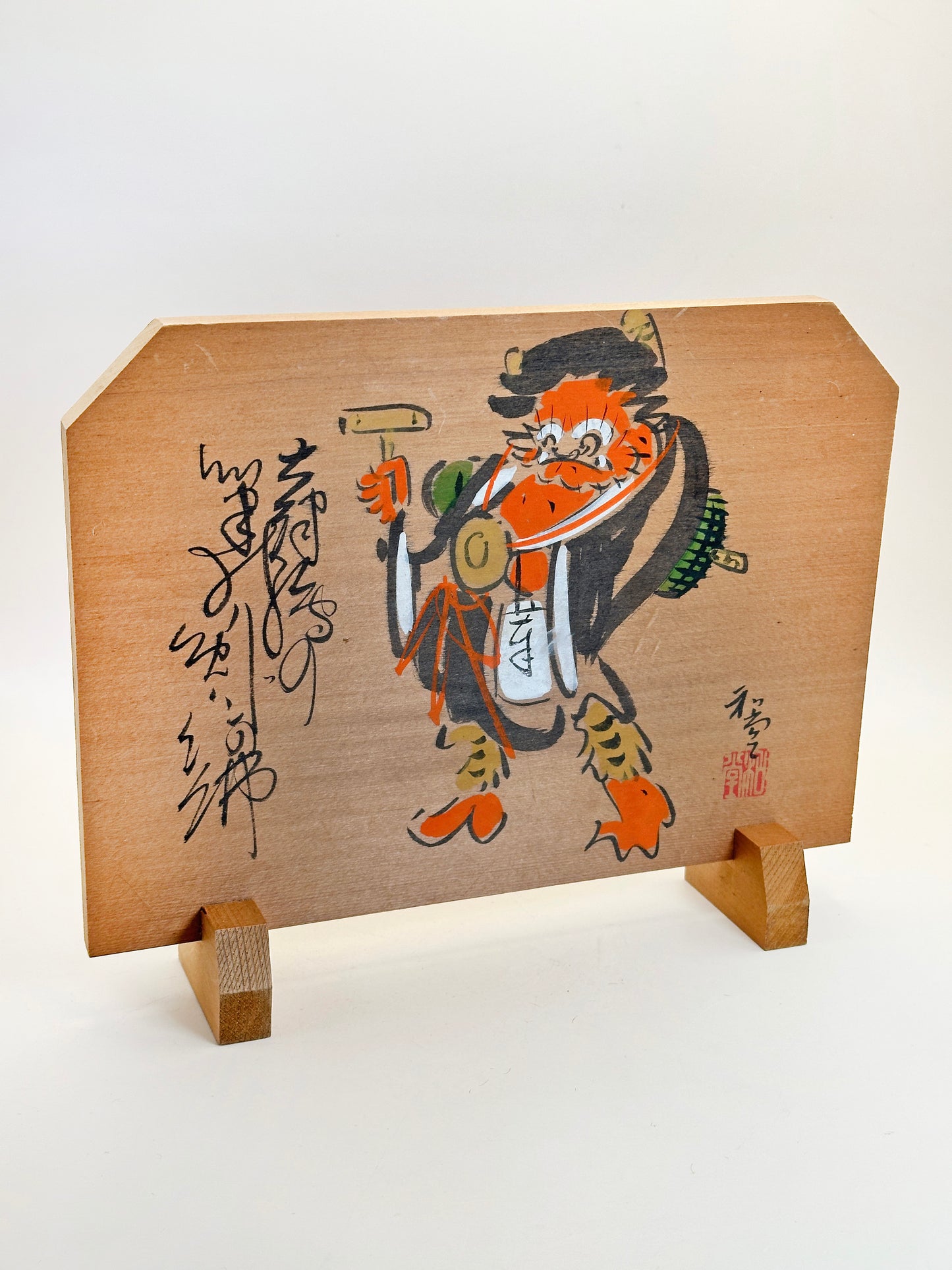 FT307 - Support Ōtsu-e Oni no Nenbutsu 大津絵 鬼の念仏