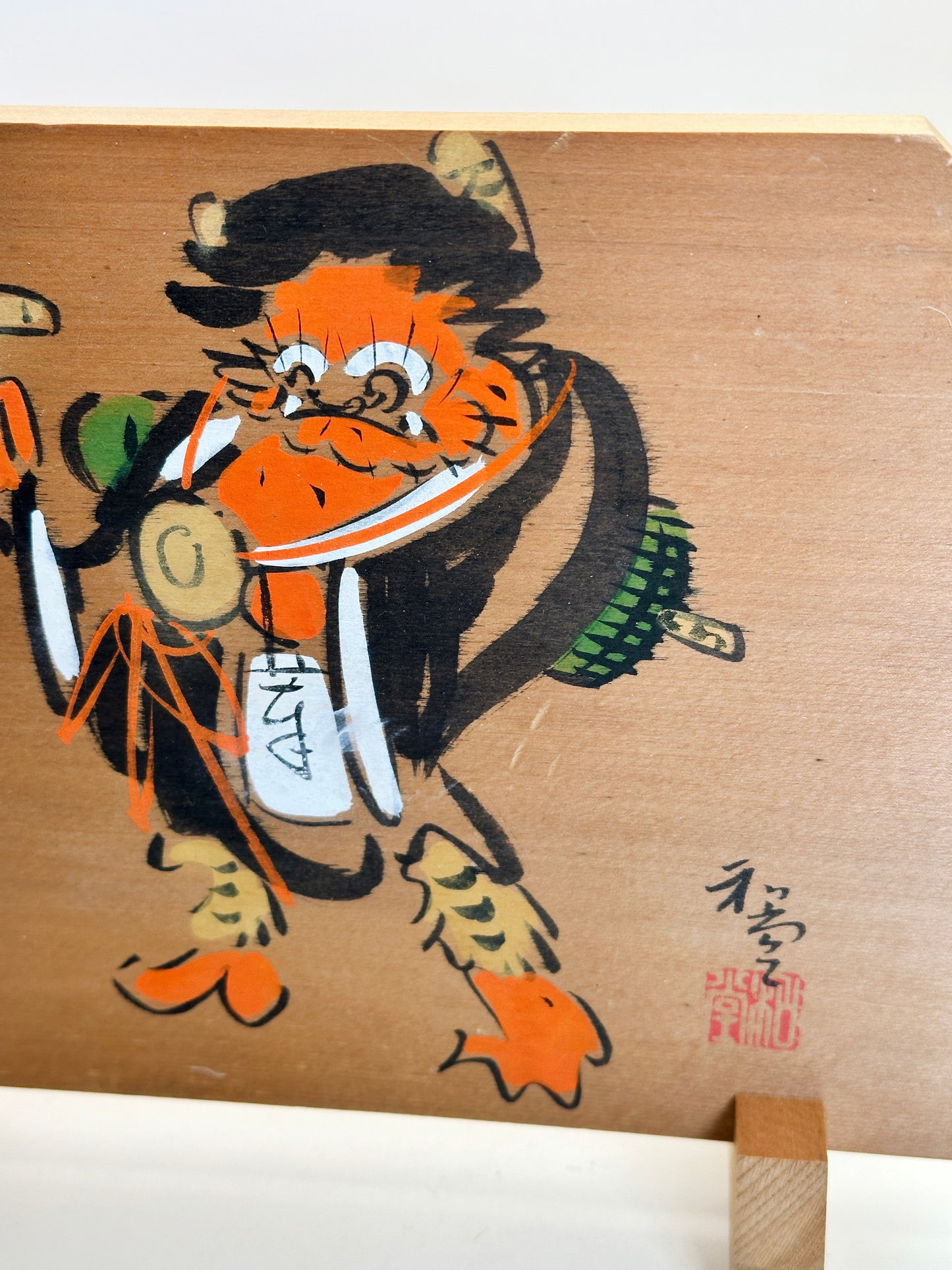 FT307 - Support Ōtsu-e Oni no Nenbutsu 大津絵 鬼の念仏