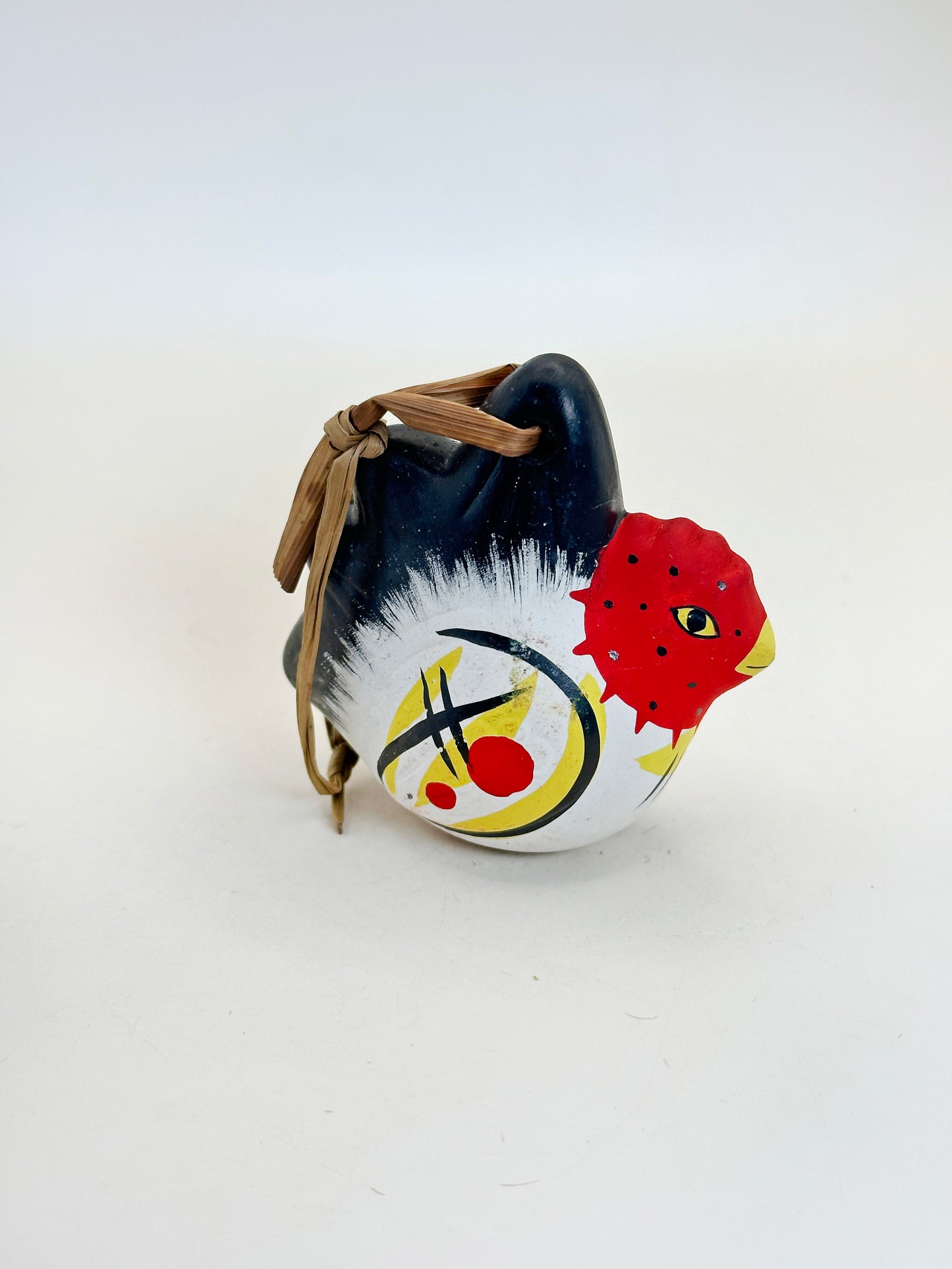 CB150 - Cloche d'argile Dorei du coq Nogomi Ningyō のごみ人形