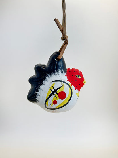 CB150 - Cloche d'argile Dorei du coq Nogomi Ningyō のごみ人形