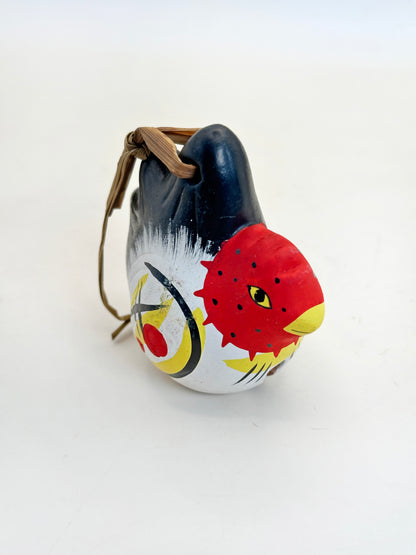 CB150 - Cloche d'argile Dorei du coq Nogomi Ningyō のごみ人形