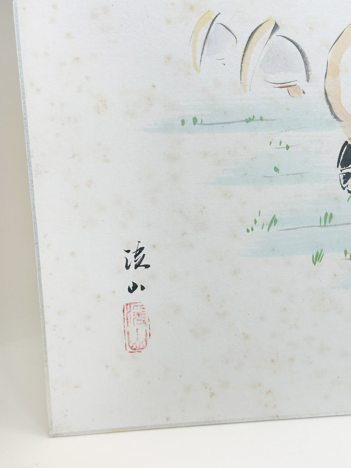 SHP409 - Shikishi Artwork signed by Keizan 溪山