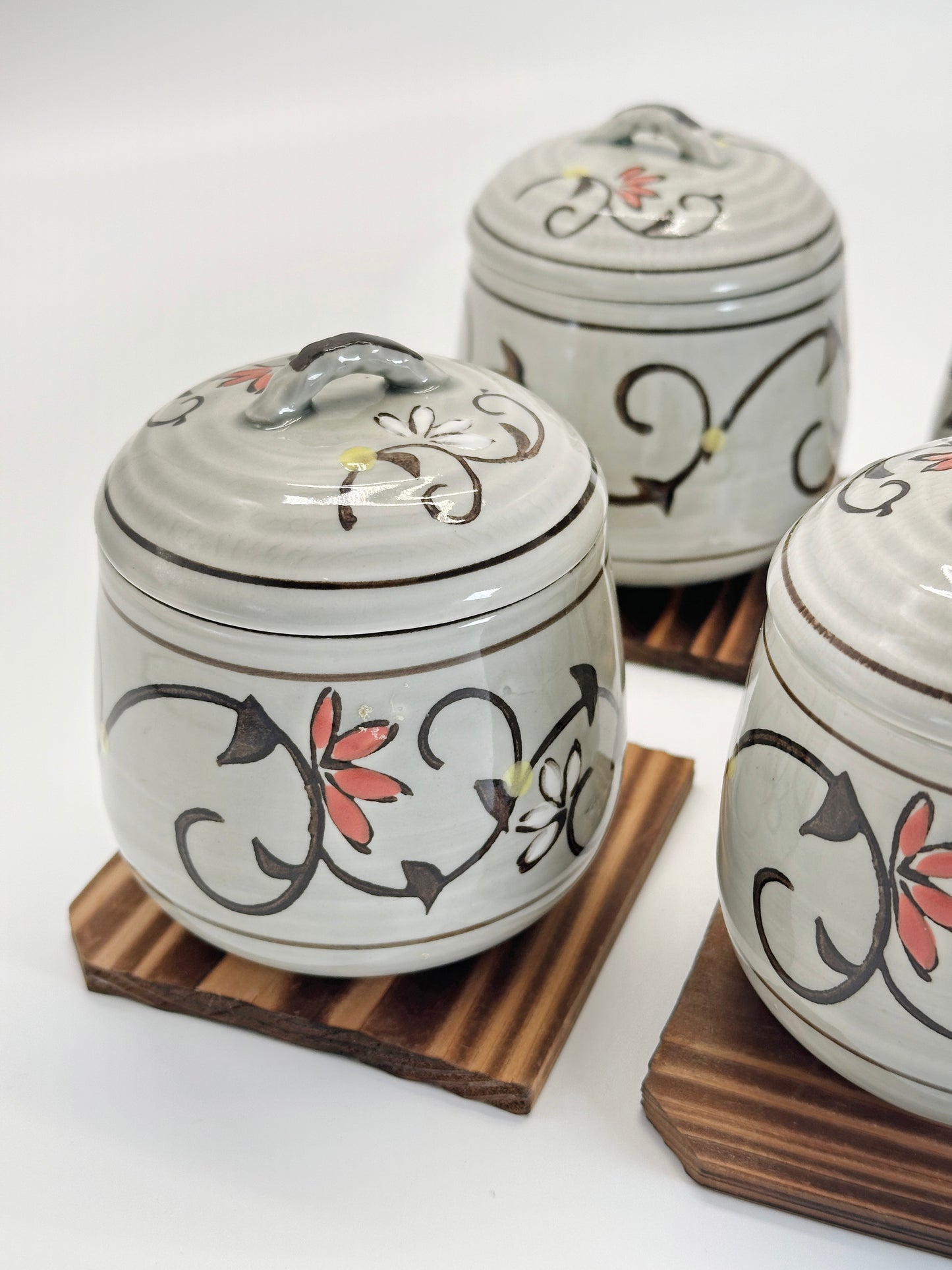 TB272 - Mino-yaki Lidded Bowls set 美濃焼