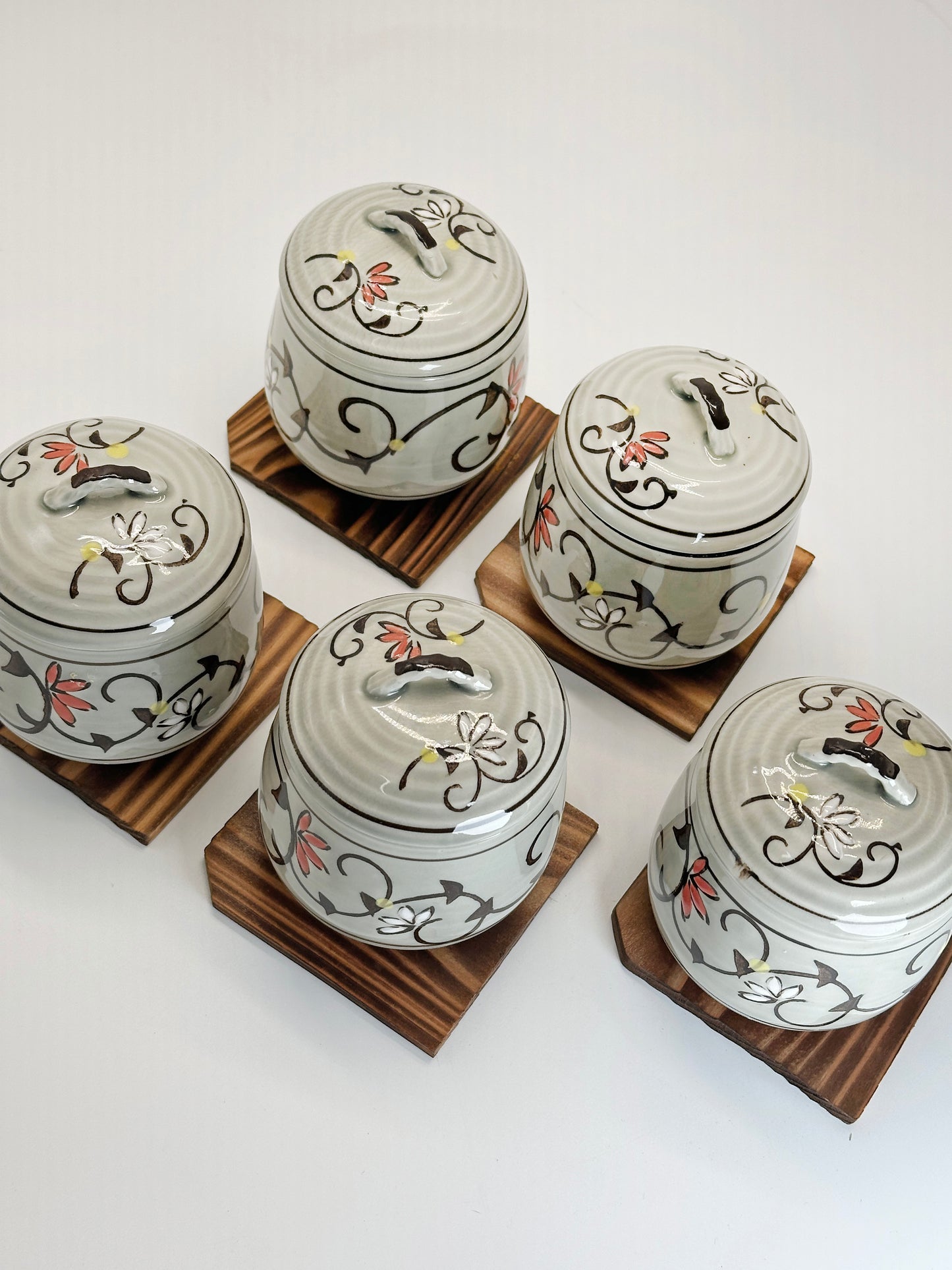 TB272 - Mino-yaki Lidded Bowls set 美濃焼