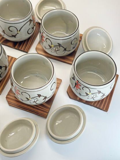 TB272 - Mino-yaki Lidded Bowls set 美濃焼