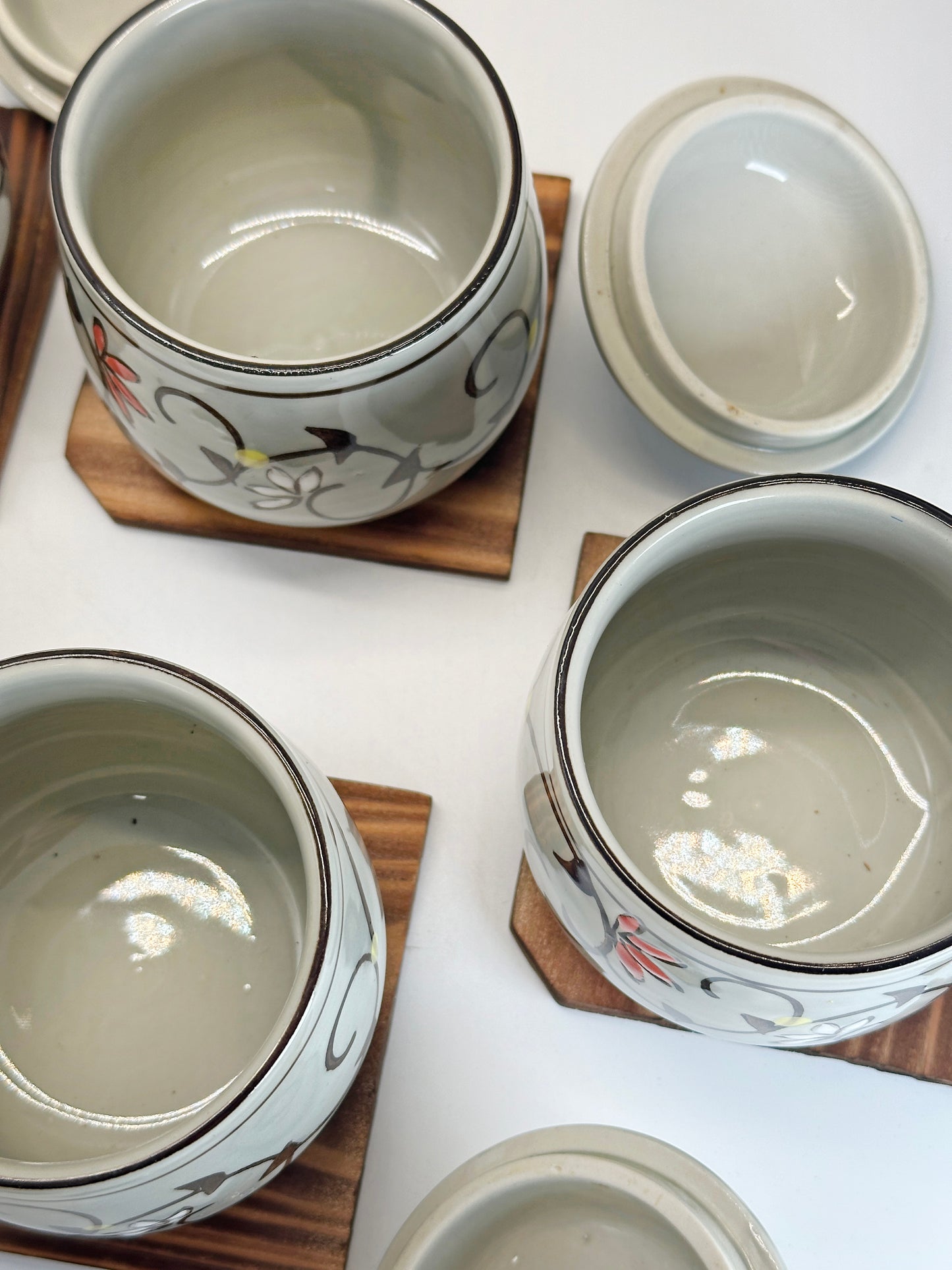 TB272 - Mino-yaki Lidded Bowls set 美濃焼