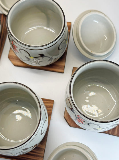 TB272 - Mino-yaki Lidded Bowls set 美濃焼