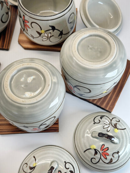 TB272 - Mino-yaki Lidded Bowls set 美濃焼