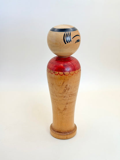 K18131 - Traditional Nanbu Kokeshi by Takao Sakashita 坂下隆