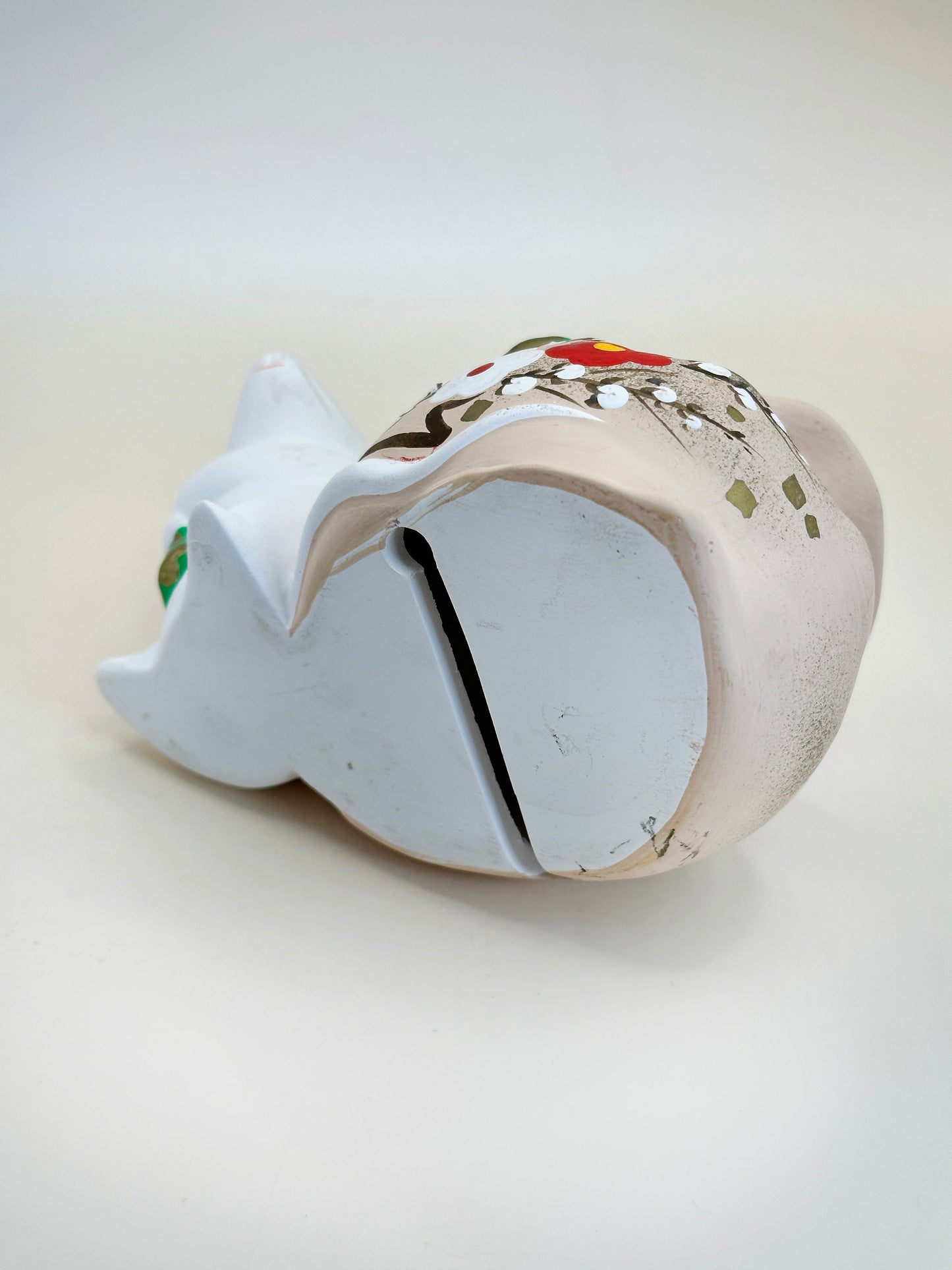 CB157 - Japon Dorei Clochette en argile de rat 鼠 土鈴