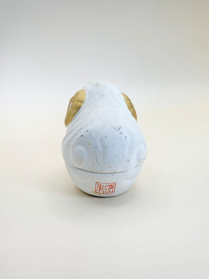 TB159 - Vintage sheep-shaped kōgō 香盒