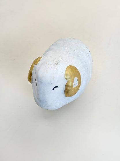 TB159 - Vintage sheep-shaped kōgō 香盒