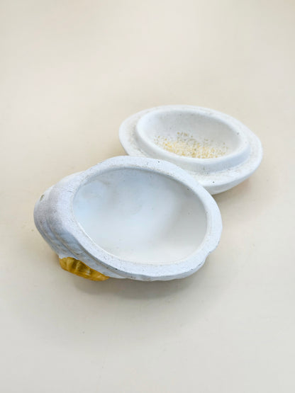 TB159 - Vintage sheep-shaped kōgō 香盒