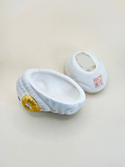 TB159 - Vintage sheep-shaped kōgō 香盒