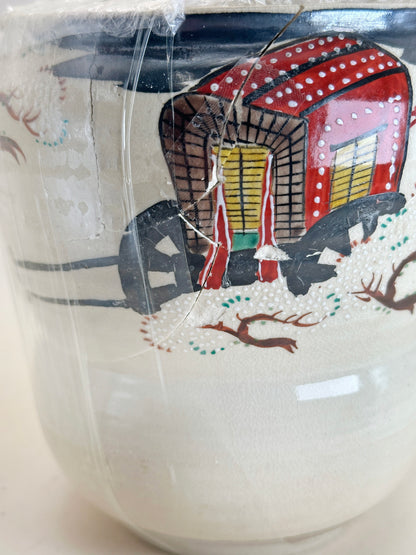 TC100 -  Kiyomizu-yaki mizusashi for Kintsugi