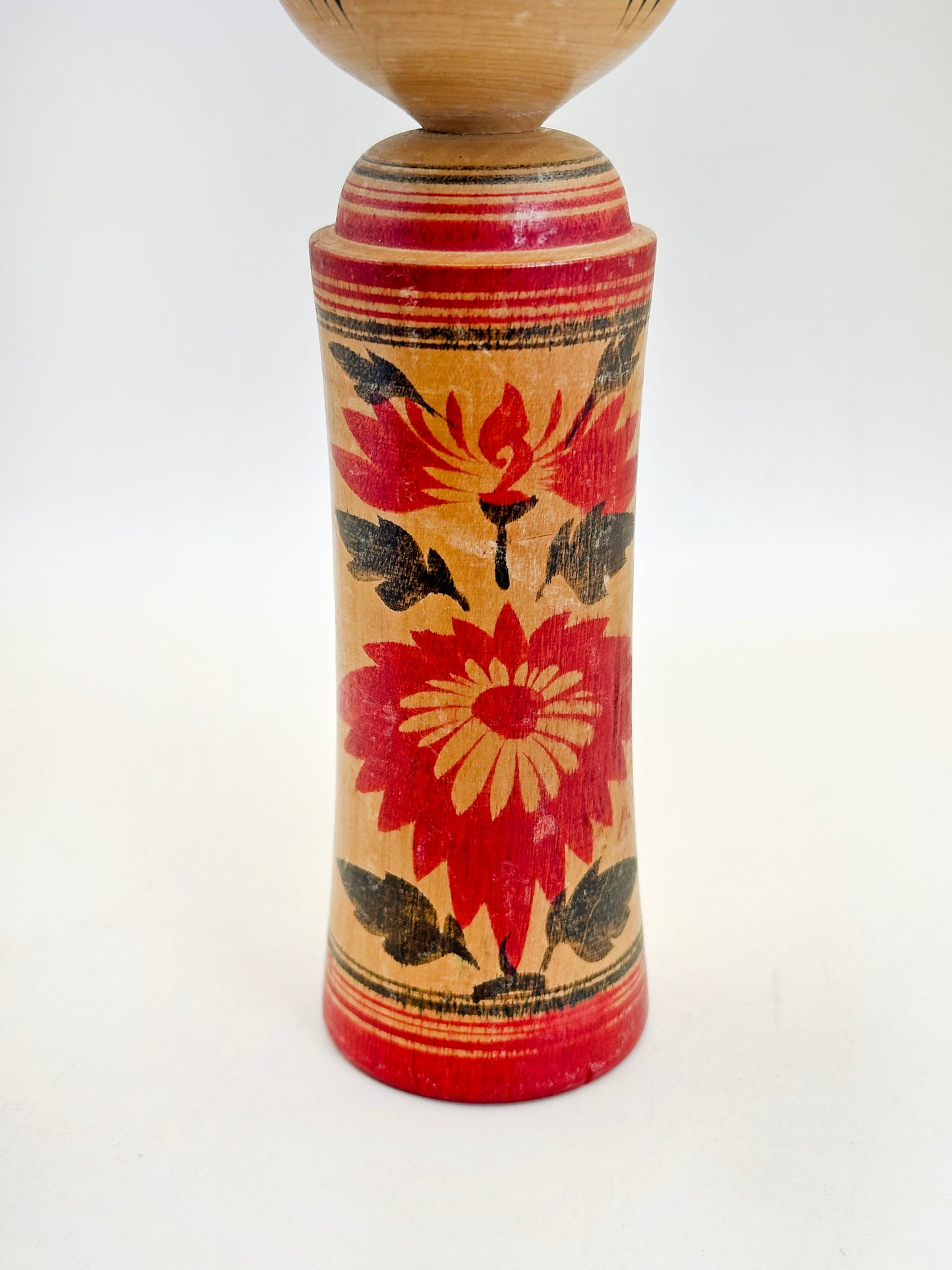 K18132 - Traditional Naruko Kokeshi by Setsuko Hayasaka 早坂せつ子