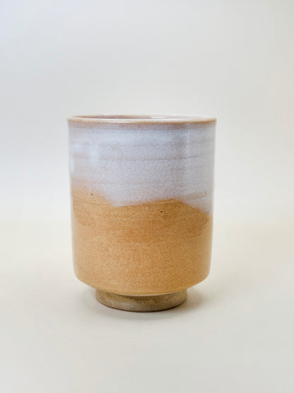 TB158 - Japon Hagi-yaki yunomi / tasse à thé 萩焼