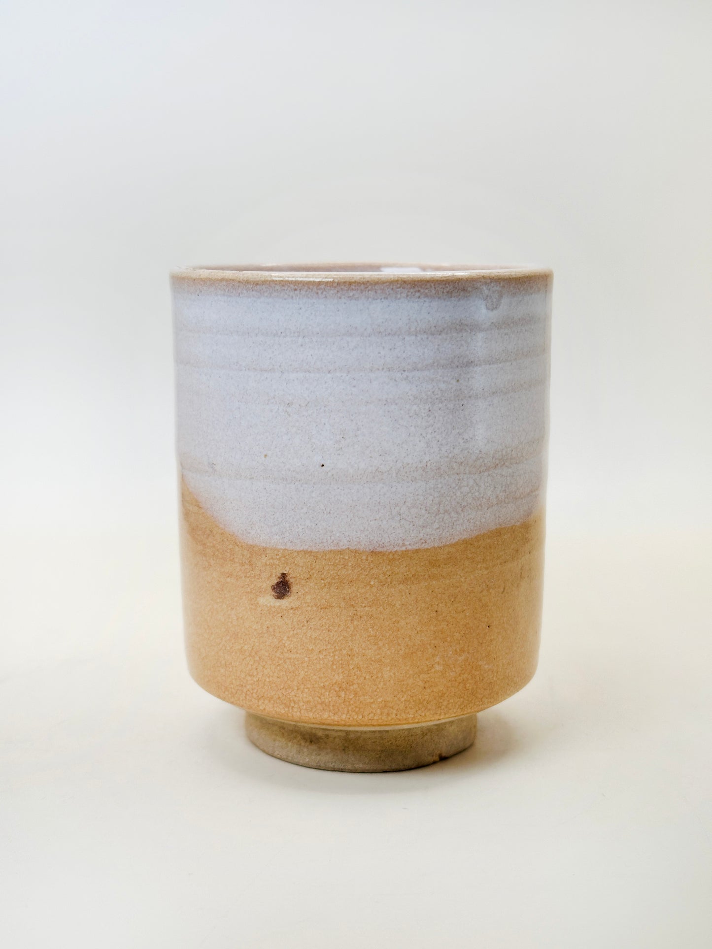 TB158 - Japon Hagi-yaki yunomi / tasse à thé 萩焼