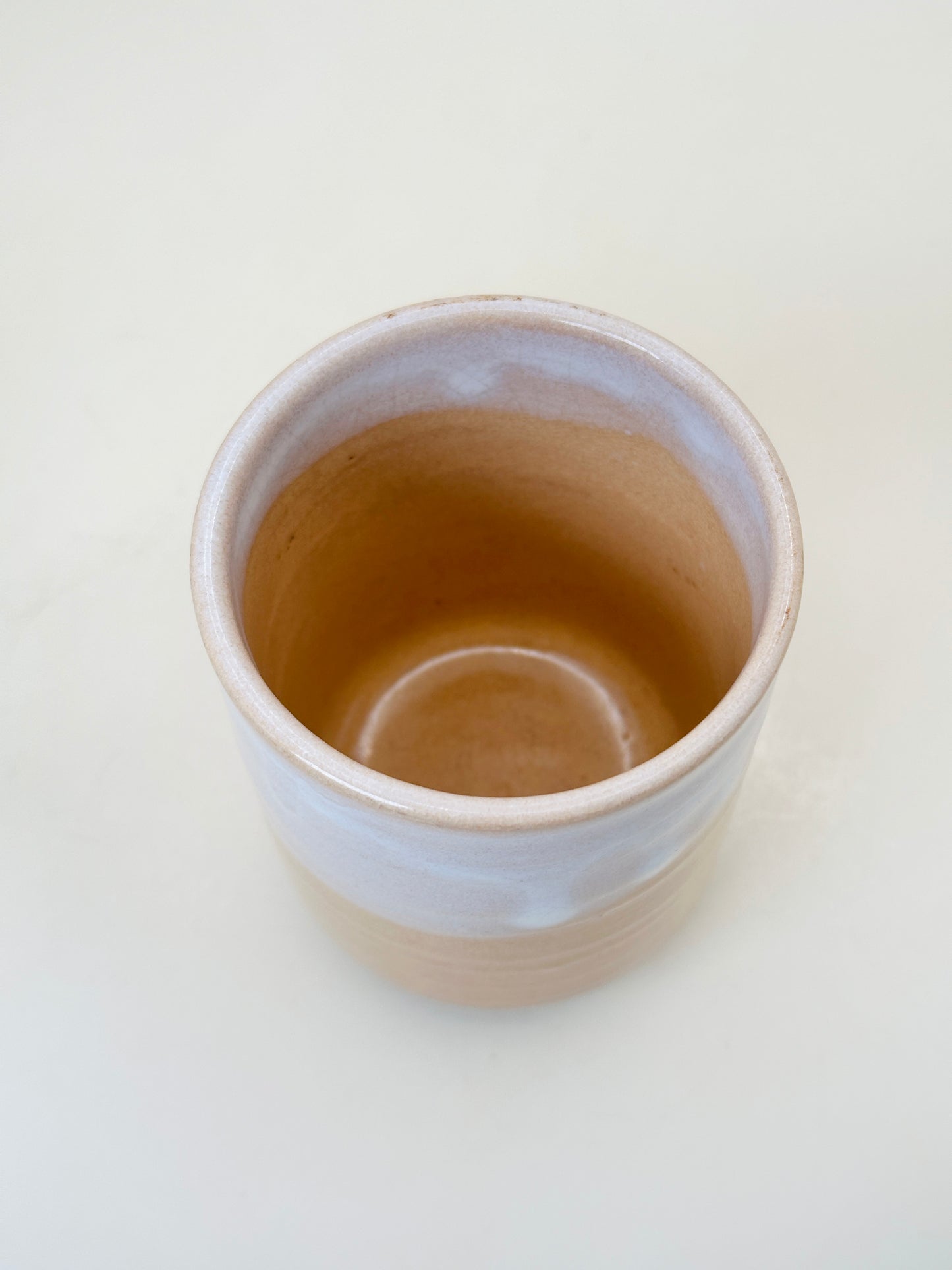 TB158 - Japon Hagi-yaki yunomi / tasse à thé 萩焼