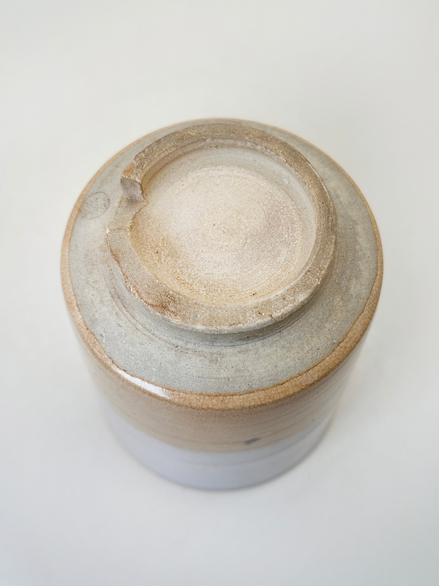 TB158 - Japon Hagi-yaki yunomi / tasse à thé 萩焼