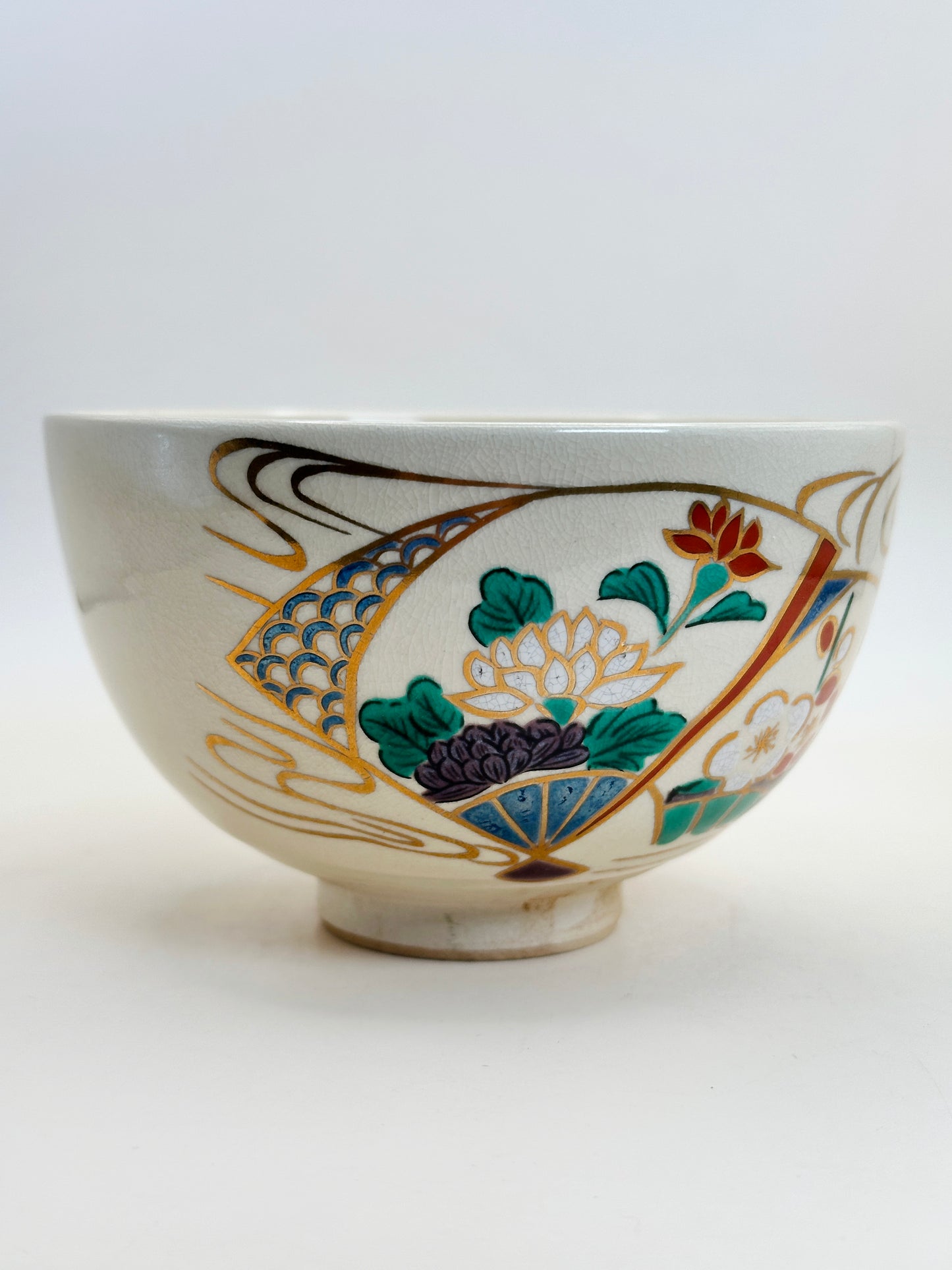 TC56 - Kyō-yaki Chawan Matcha Bowl 京焼