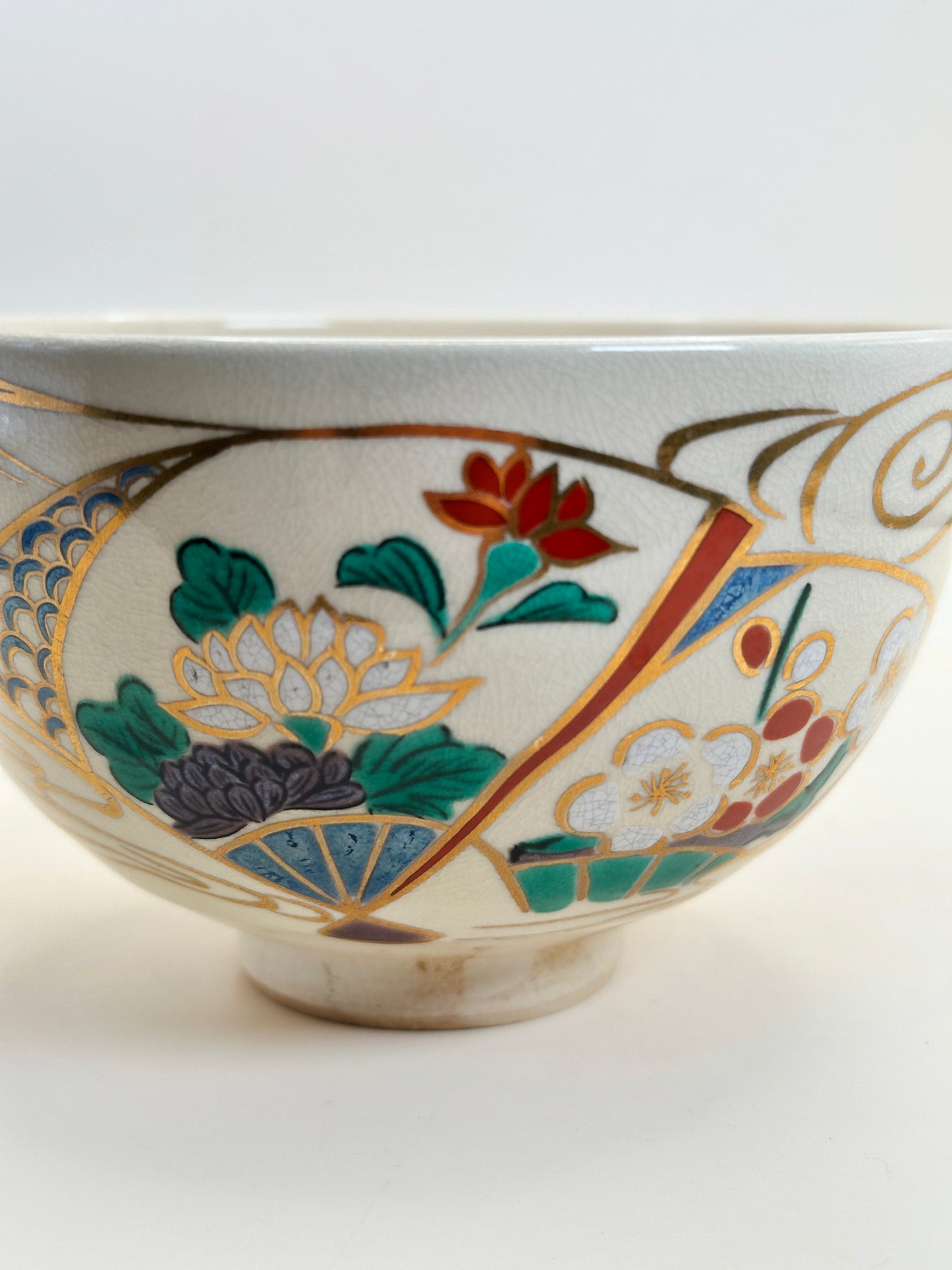 TC56 - Kyō-yaki Chawan Matcha Bowl 京焼